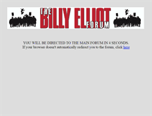 Tablet Screenshot of billyelliottheforum.me.uk